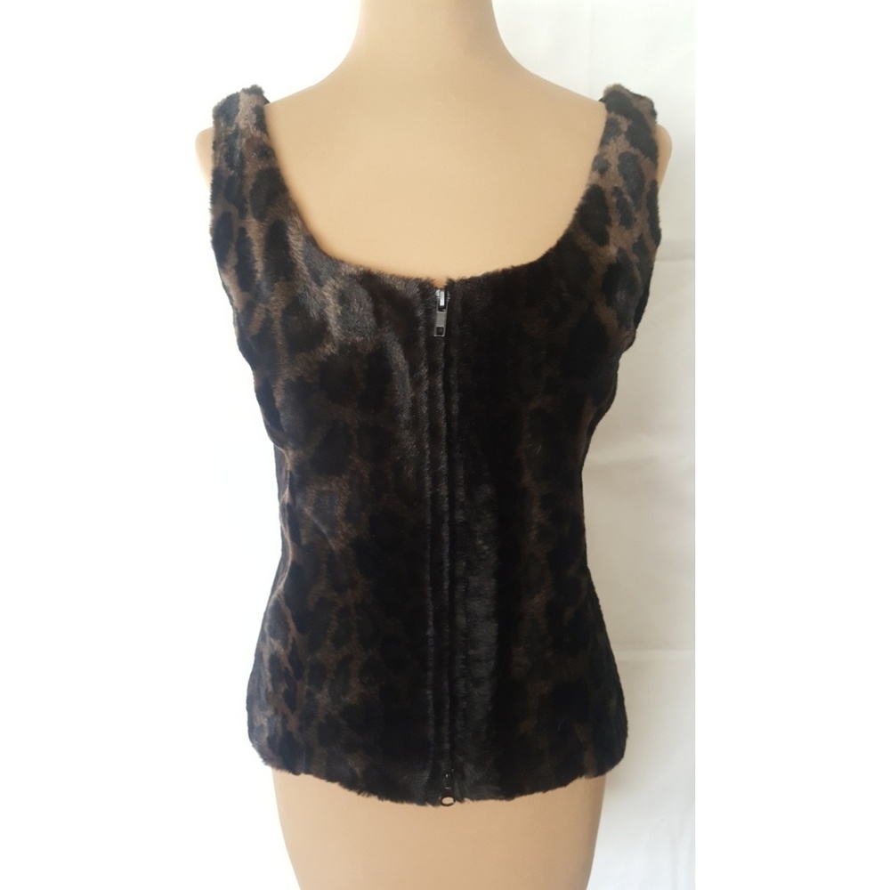 Betsey Johnson Leopard print vest